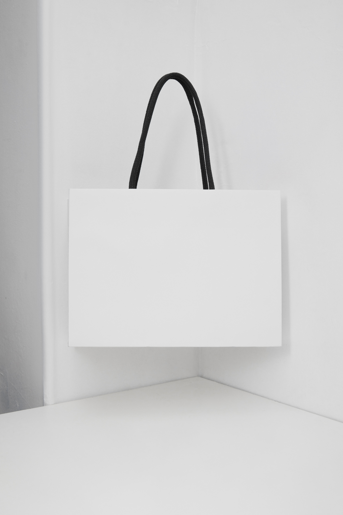 White Shopping Bag Mockup